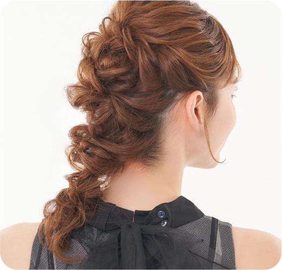 ヘアアレンジの画像