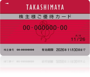 株主様ご優待カードの画像