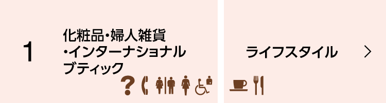 化粧品・婦人雑貨・インターナショナルブティック
