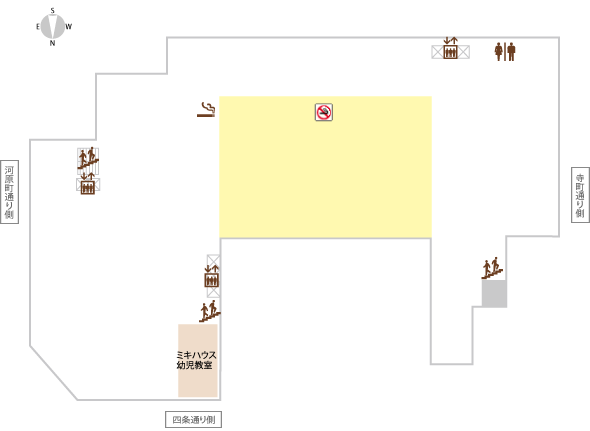 フロアガイド 京都高島屋