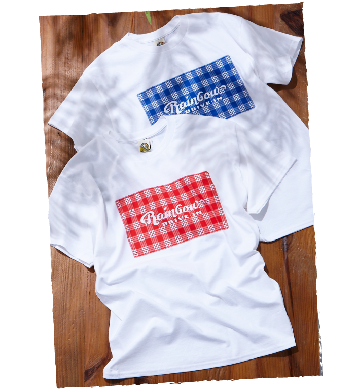 ［レインボウドライブイン］PALAKAモチーフTシャツ