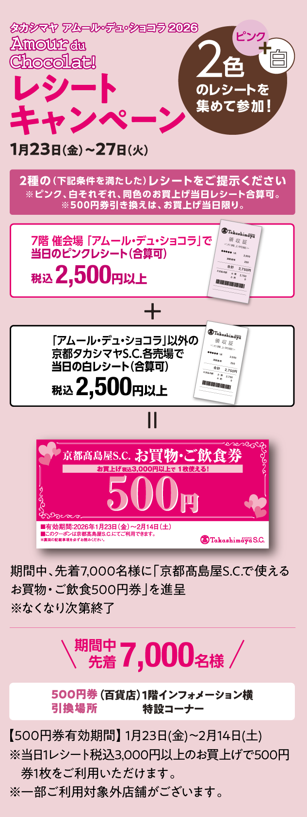 レシートキャンペーン