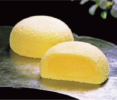 萩の月簡易箱（菓匠三全）