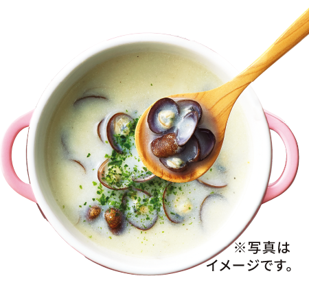 即席しじみのクラムチャウダー（小野や）