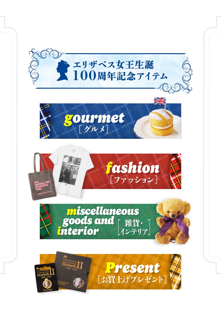 レシートキャンペーン、イベント情報、アプリ、各出店カテゴリへの案内