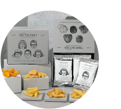 〈AND THE FRIET〉MINI 5-PACK GIFT BOX