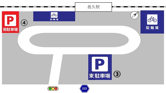 瀬戸内市営駐車場 MAP