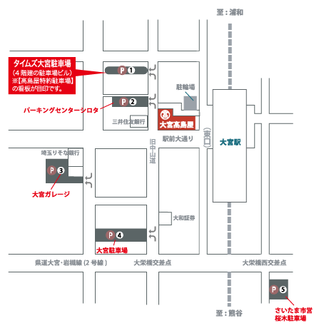 駐車場のご案内