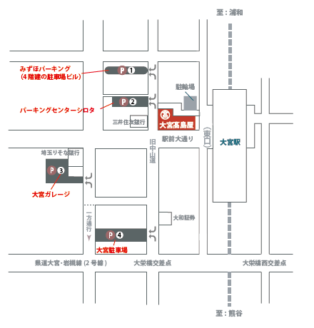 駐車場のご案内