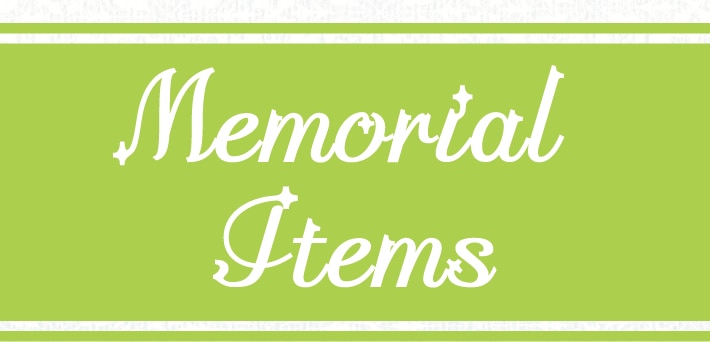Memorial Items