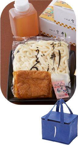 〈道頓堀 今井〉うどんセット 保冷バッグ付き