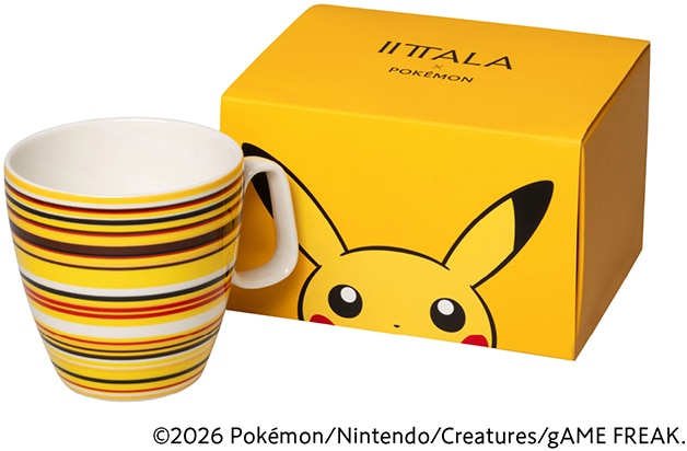 〈イッタラ〉イッタラ×ポケモンオリゴ マグ0.4L ピカチュウ