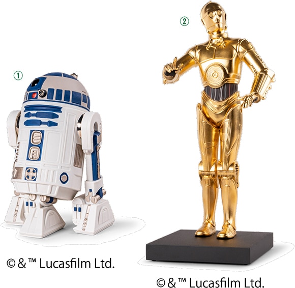 〈リヤドロ〉スター・ウォーズ R2-D2 / C-3PO