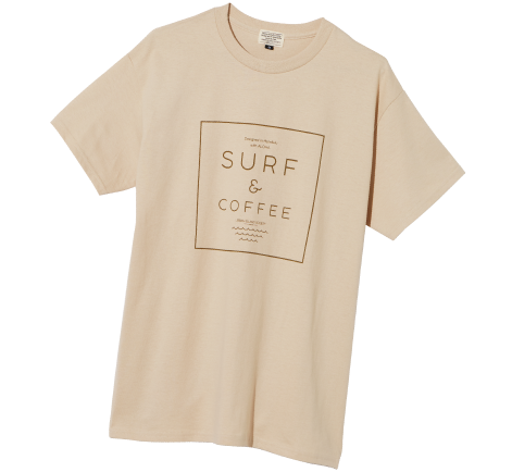 ［URBAN ISLAND SOCIETY］SURF & COFFEE TEE