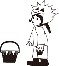 ドラキュラの装飾イラスト