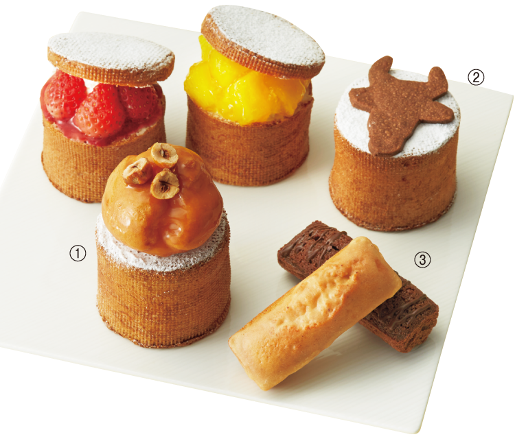 バターキャラメルナッツのシュークリーム、モーモーミルクシュークリーム、発酵焦がしバターのキャラメルフィナンシェやその他のイメージ画像