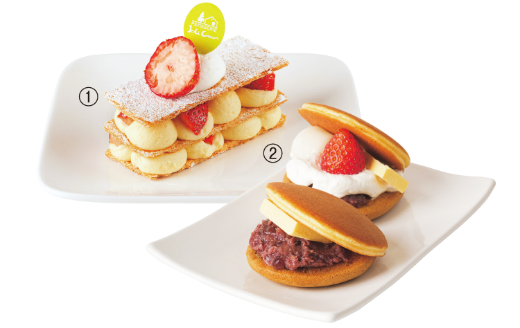 ミルフィーユ いちごバターカスター、バターどらやきオールインのイメージ画像
