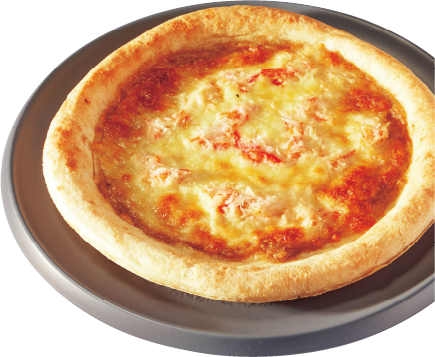 おおともチーズ工房 根室産たらばと蟹味噌ピザ