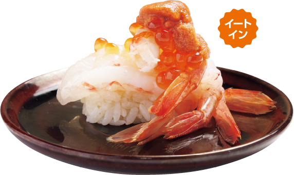 鮨処 竜敏 えび握り5重奏