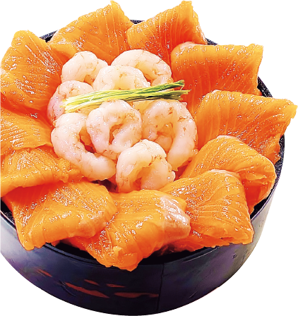 小樽駅構内立売商会 大雪サーモンと甘えび丼