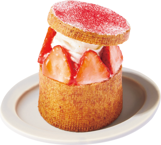 布袋スイーツ 毘沙門天 苺のシュークリーム