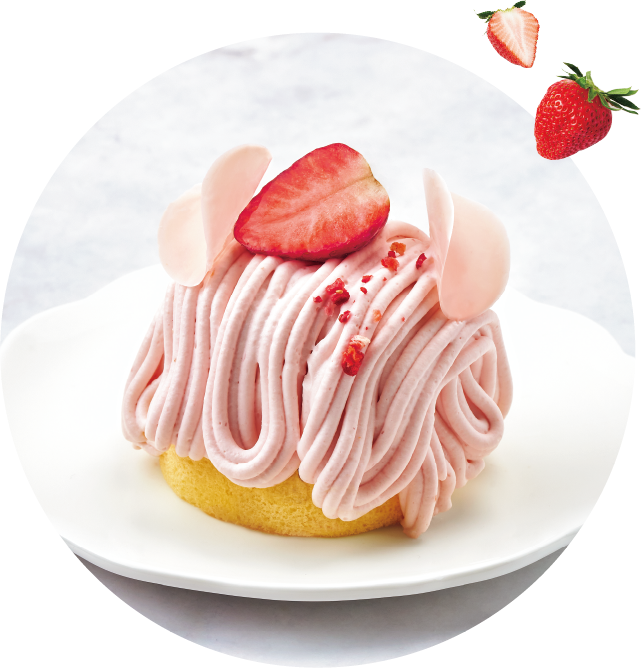 CAFÉ de ROMAN いちごモンブラン