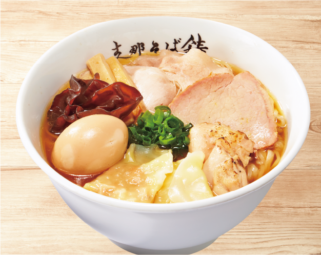 支那そば 鋳 地鶏らぁ麺みそたまりエビワンタンスペシャル