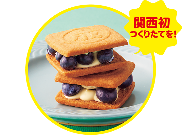 六花亭 マルセイバターサンド（生ブルーベリー）のイメージ