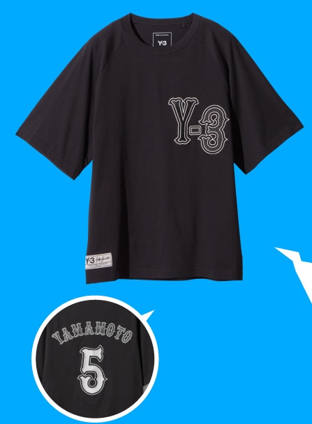 〈Y-3〉Tシャツのコーディネート写真