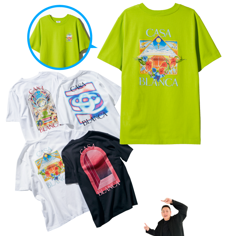 〈カサブランカ〉カットソーのスタイリング写真