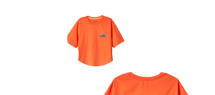 グラフィックカットソーのスタイリング写真