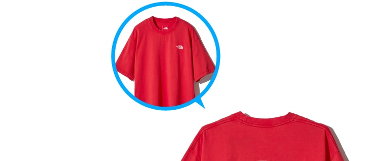 機能性Tシャツのスタイリング写真