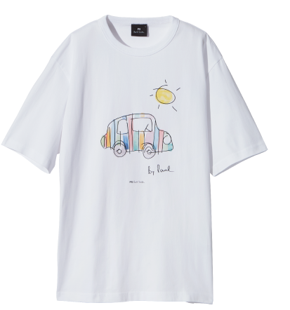 〈ポール・スミス〉Tシャツのスタイリング写真