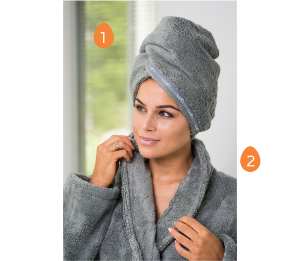 ルインリビング ヘアタオル・バスローブ