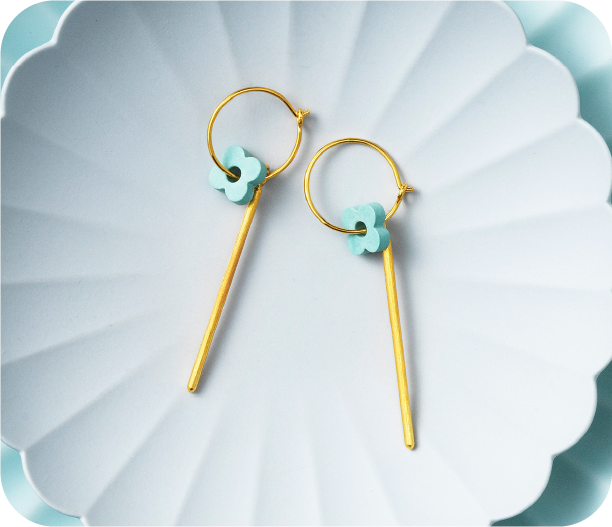 シェアニング AURA hoop フープピアス