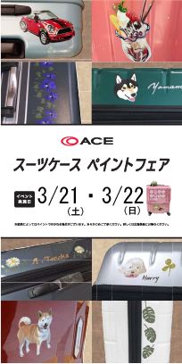 〈エース〉スーツケース ペイントサービス