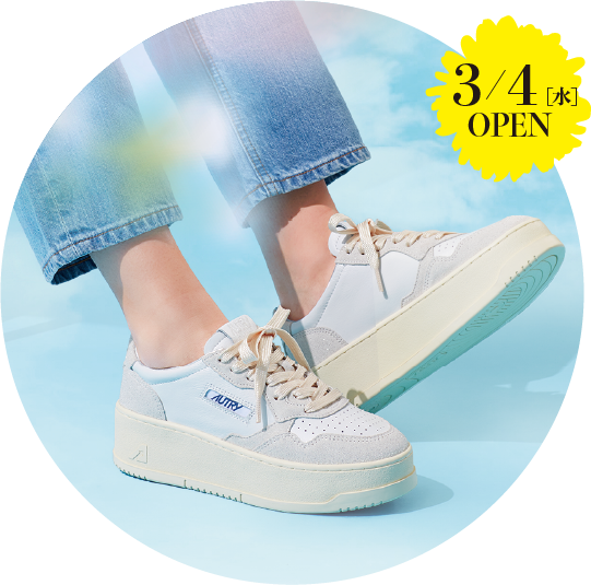 〈オートリー〉PLATFORM LOW WOM PTLWTA01