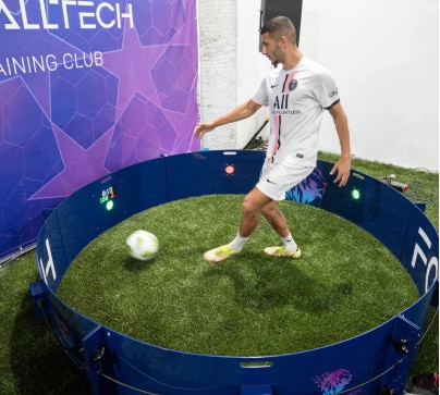 次世代サッカー ICONパス・チャレンジの体験イメージ