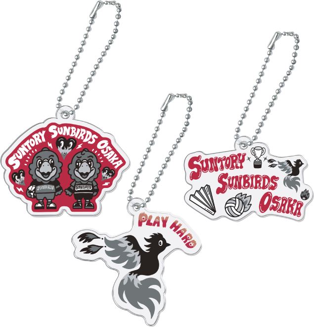 Chocomooコラボアクキー各種  各1,320円