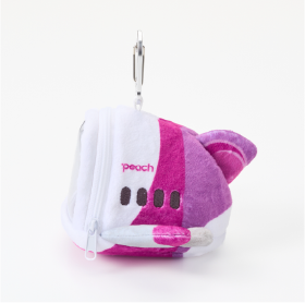 Peachオリジナル 飛行機ぬいポーチ