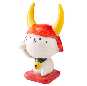 もへろんスタジオ × 信楽焼 みはる窯 コラボ企画 信楽焼「招き猫ひこにゃん」