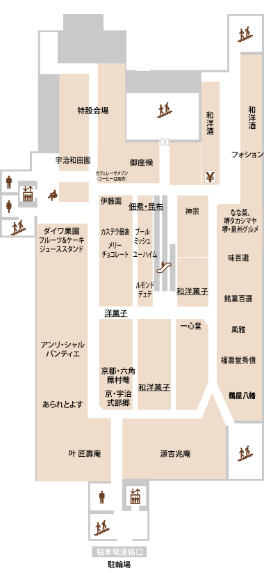 フロアガイド 堺タカシマヤ