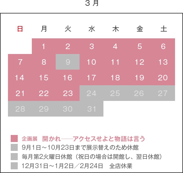 3月