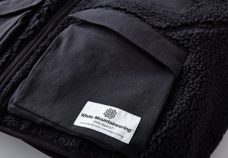 〈White Mountaineering〉［高島屋限定］ボアベスト （2サイズ（1/2サイズ）/2色展開）