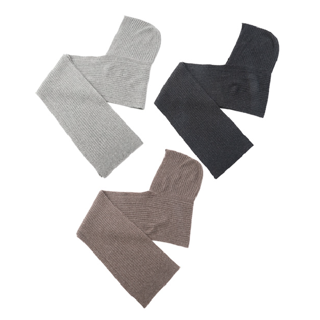 フード付きマフラー