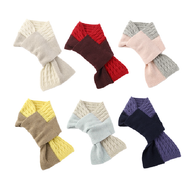 バイカラー差込みマフラー