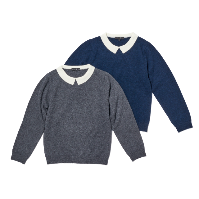 襟付プルオーバーの画像