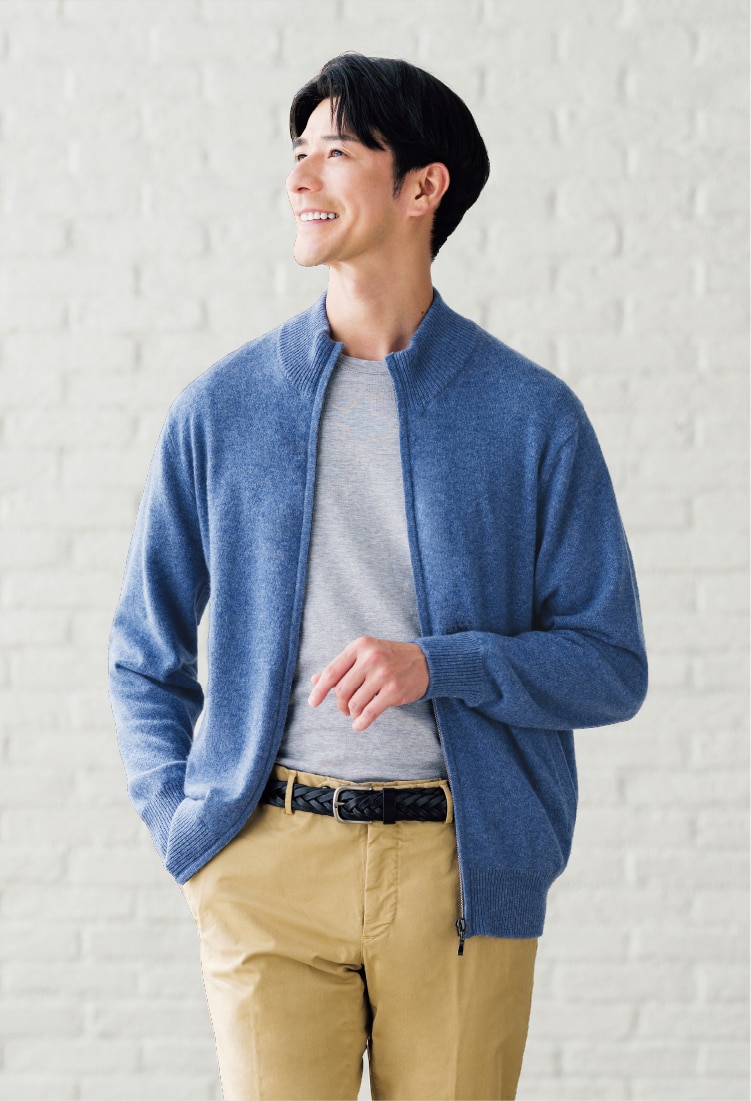 秋から春まで活躍 頼れる着回しニット。