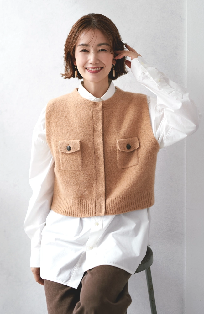 ニットTシャツの画像