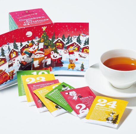 クリスマスカウントダウンのお茶